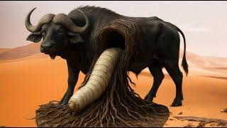 Rescue story: African buffalo rescued from swamp; paw SOS