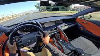 Lexus LC 500 POV drive and Varis aero kit