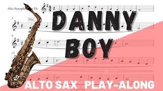 O Danny Boy Alto Saxophone Solo. Play-Along/Backing Track