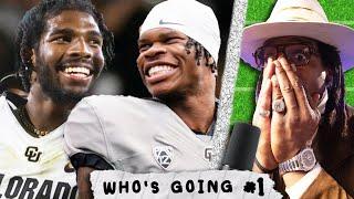 Deion Sanders picks if Shedeur Sanders or Travis Hunter will go FIRST in the NFL Draft...