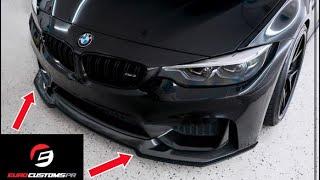 EuroCustomsPR Front Splitter Install on my BMW F80 M3!