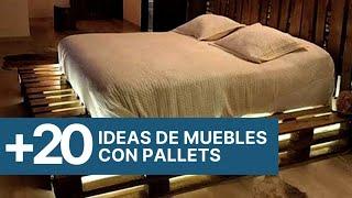 20 ideas de Muebles con Pallets - Hazlo tu mismo.