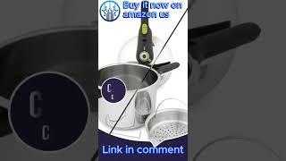 korkmaz Turbo 7 Quart Stove Top Pressure Cooker Stainless Steel Cookware Induction Compatible