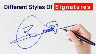  Different Types Of Signature Styles | Signature Style Of My Name | How to make  Signature | Design