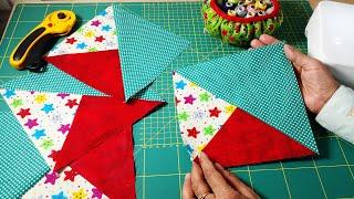 Easy quilting pattern and tutorials For beginners | Easy patchwork trick