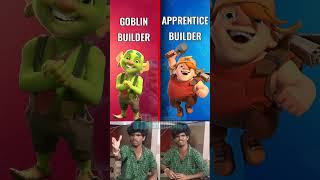 GOBLIN BUILDER VS APPRENTICE BUILDER #clashofclans #COC #ytshorts #shorts