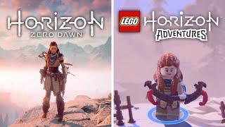 Comparing Horizon Zero Dawn VS Lego Horizon Adventures