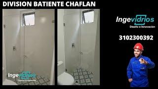 DIVISIONES DE BAÑO EN VIDRIO TEMPLADO EN BOGOTA-INGEVIDRIOS