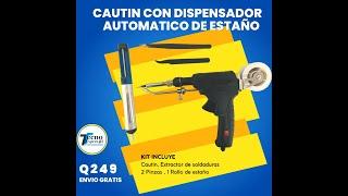 Cautin con dispensador automatico de estaño