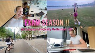 Exam Season at Erasmus University Rotterdam | Vlog 2