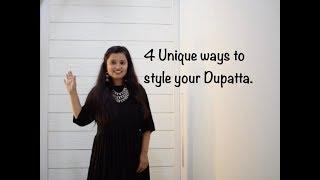 4 Unique ways to style your dupatta