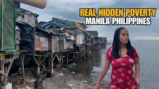 YOU WON’T BELIEVE THIS!! Terrible living conditions | MANILA PHILIPPINES [4k] walking tour