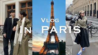 (sub) PARIS VLOG  ep1. 제이랑 첫 해외여행이 파리라니… 파리브이로그. 에어비앤비. 파리맛집. 패션위크. 전시회추천