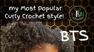 My most POPULAR curly crochet style