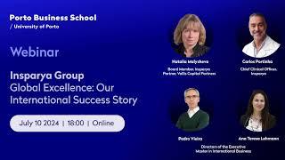 Webinar: Insparya Group. Global excellence: our international success story.