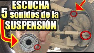 Así SUENA la SUSPENSIÓN y DIRECCIÓN dañada // Sonidos al pasar por baches, topes y terracería