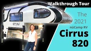 The 2021 Cirrus 820 Truck Camper by nuCamp RV - Walkthrough Tour