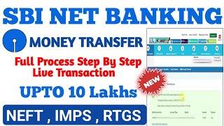 How To Transfer Money From SBI Bank Account | SBI Net Banking Money Transfer | NEFT, RTGS, IMPS.