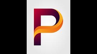 Letter P Alphabet Logo Design In Coreldraw