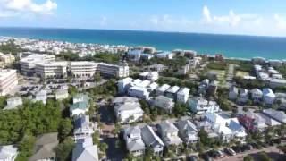 30A Florida Seacrest Beach Lagoon Pool Aerial Views