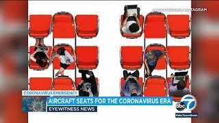 Airline seats redesigned for coronavirus era | ABC7