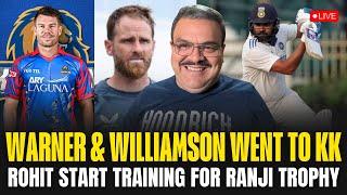 Warner-Williamson went to Kings in PSL draft, Rohit to play Ranji, starts training with Mumbai