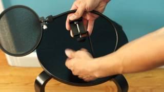 Nady MPF-6 Pop Filter Unboxing and Test...