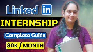 LinkedIn Internship 2024 || All Eligible || Complete Step by Step Guide@LinkedIn @linkedinlearning