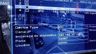 Como configurar camera ip em dvr importado HIBRIDO que aceita protocolo ONVIF /  NETIP video2