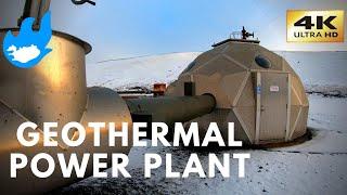 Iceland Walking Tour - Geothermal power station [4K]