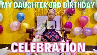 My Daughter 3rd year Birthday celebration  in Hunsur @TenzinDvlog #tibetanvlogger