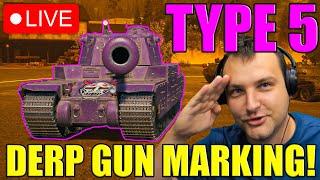 Onslaught & Type 5 Heavy derp marks (no chat on YT, go to Twitch) | World of Tanks