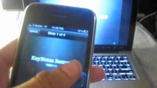 Review: Keynote Remote Application for iPhone 3g/iPad/iTouch