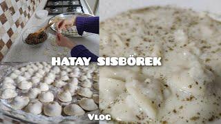 ŞİŞBÖREK(şişberek)Hatay'ın Tescillenen Yemeği|Baştan sona şişbörek yapılışı #vlog #hatay #cooking