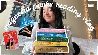 reading 5 books in 5 days: magnolia parks universe reading vlog ️