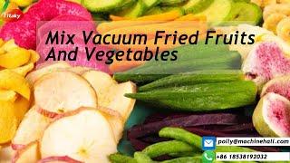 Mix Vacuum Fried Fruit And Vegetables  Chips Factory Price #fried