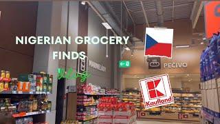 Living in Czech Republic #2 Grocery shopping in Prague. Kaufland finds for Nigerian food #prague