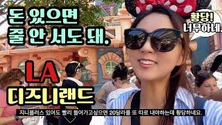 돈만 있으면 다 되는 세상 LA 디즈니랜드 Disneyland/좀 심하네요./지니 플러스의 모순점/ 호텔정보/Sleep & Glow Pilllow