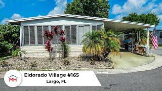 2/2 Mobile Home For Sale in Largo Florida Eldorado Village Lot 165 - MH Resales