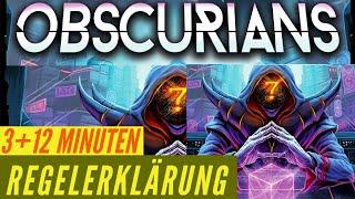 Obscurians Regeln Anleitung Brettspiel Intrigen Täuschungen Deduktion