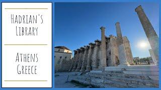 Hadrian's Library - Built in 132 AD - Athens Greece 2024