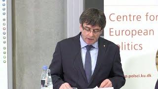 Puigdemont: "The Spanish political establishment cannot conceive Catalonia as a political subject"