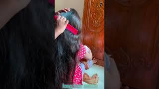 nitpicking in long hair by friend | long hair nitpicking | nitpicking asmr | lice combing asmr