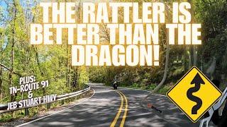 The best motorcycle road ever! Riding the Rattler. (TDT EP 8)