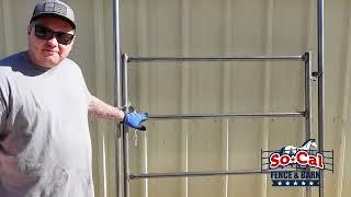 DIY Bow Gate for Horse Round Pen