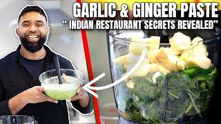 How To Make Garlic & Ginger Paste at Home 2023 - Indian Restaurant Secrets Revealed