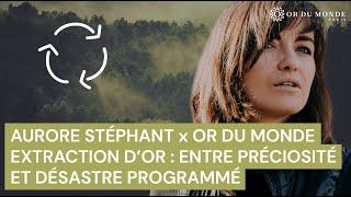 Extraction d'or : entre préciosité et désastre programmé. Aurore Stéphant