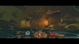 Elite Dangerous - Materials and Wreckage of Thargoid Titan Taranis