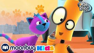 Space Cat Petsitters | @Rob-The-Robot  | Space Cartoons for Kids