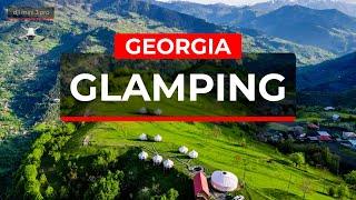 Глемпинг в горах Аджарии (Грузия) - Glamping Tago - Drone video